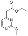 4-Pyrimidineacetic acid, 2-(methylthio)-, ethyl ester